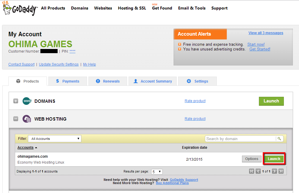setting up web hosting on go daddy - digital marketing - salman gul