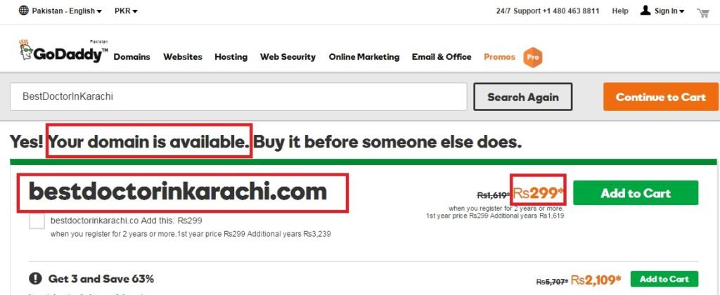 domain registering in pakistan