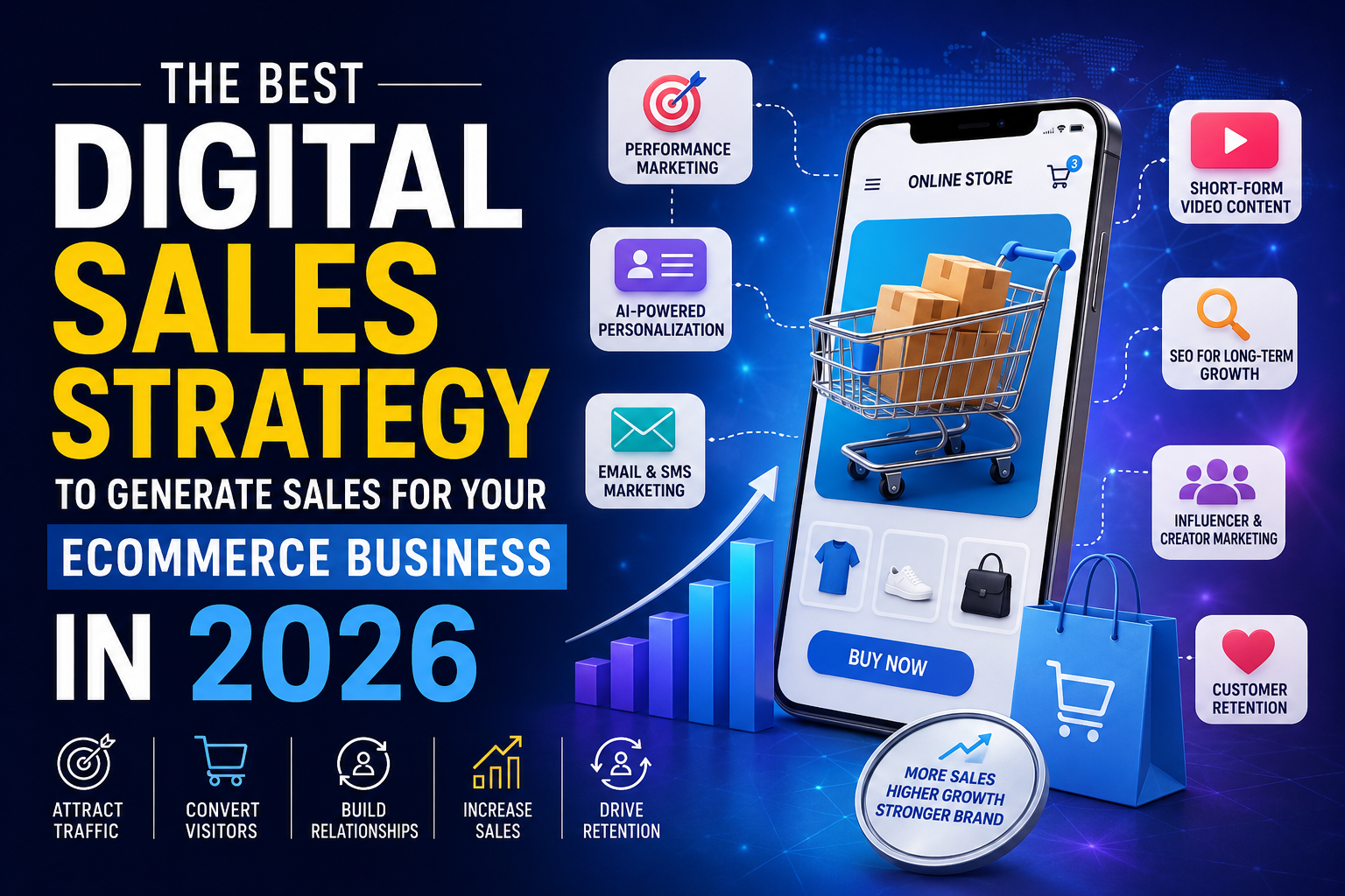 Digital sales strategy to generate sales for ecommerce business in 2026