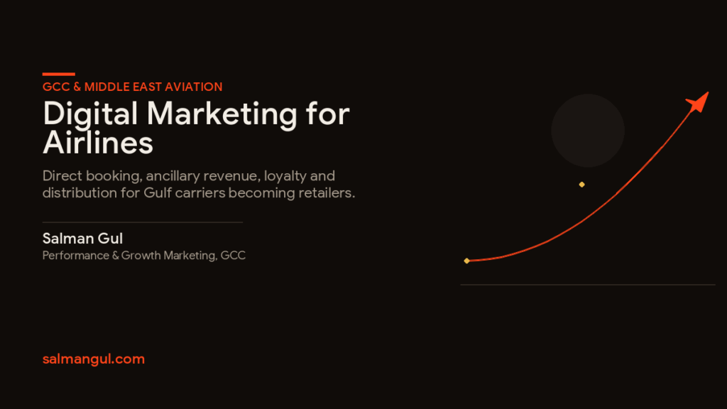 Digital marketing for airlines in the GCC and Middle East, hub cover