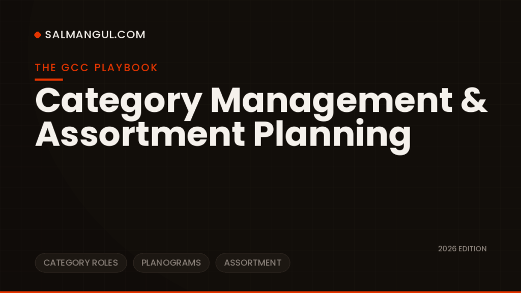 Category management assortment planning gcc retail