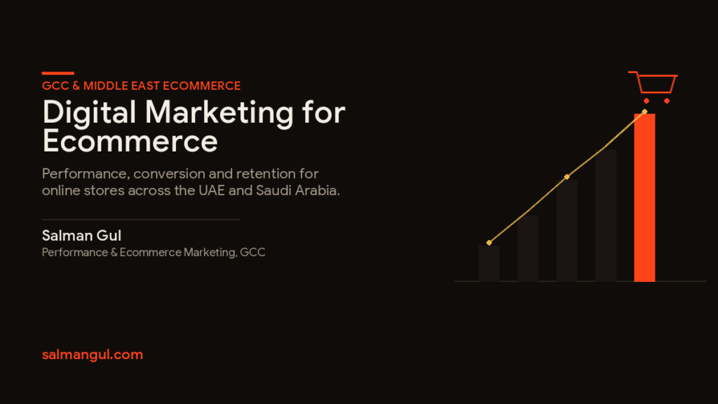 Digital marketing for ecommerce in the UAE and GCC, hub cover