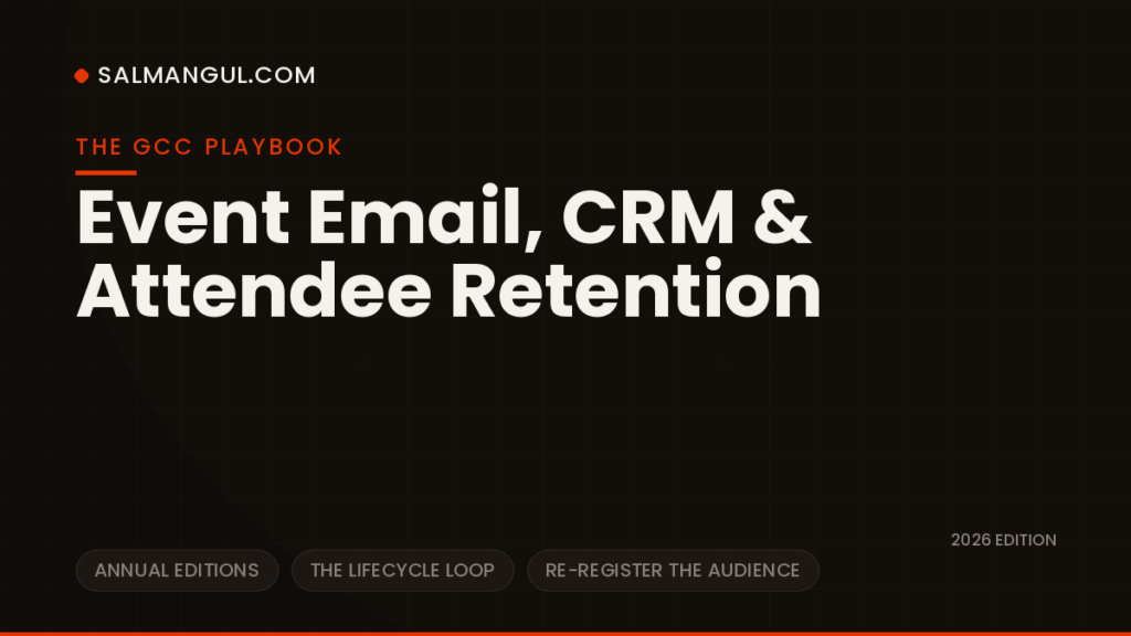 Event email crm attendee retention gcc
