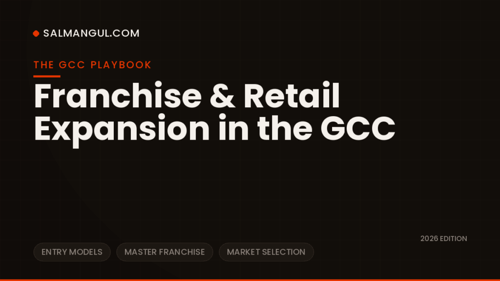 Franchise retail expansion gcc
