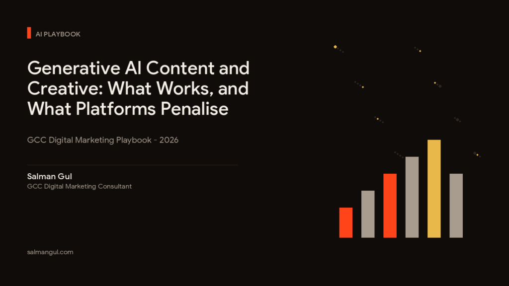 Generative AI Content and Creative: What Works, and What Platforms Penalise (2026)