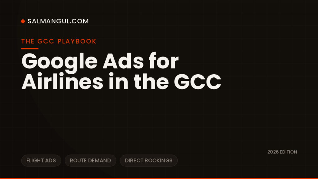 Google ads for airlines gcc