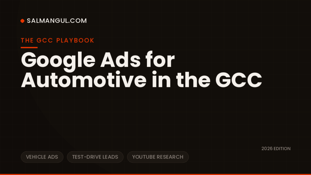 Google ads for automotive gcc