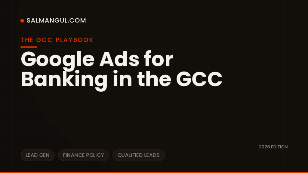 Google ads for banking fintech gcc