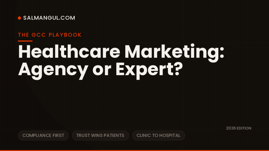 Healthcare clinic marketing agency vs expert gcc