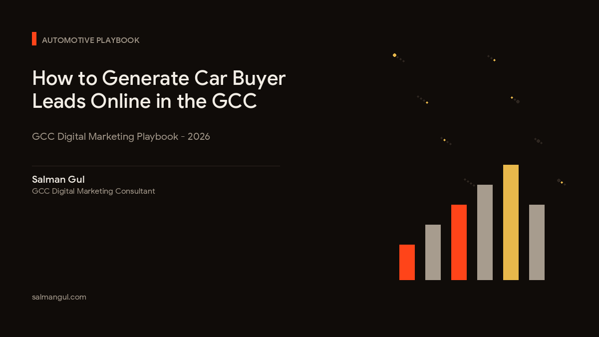 How to Generate Car Buyer Leads Online in the GCC (2026)