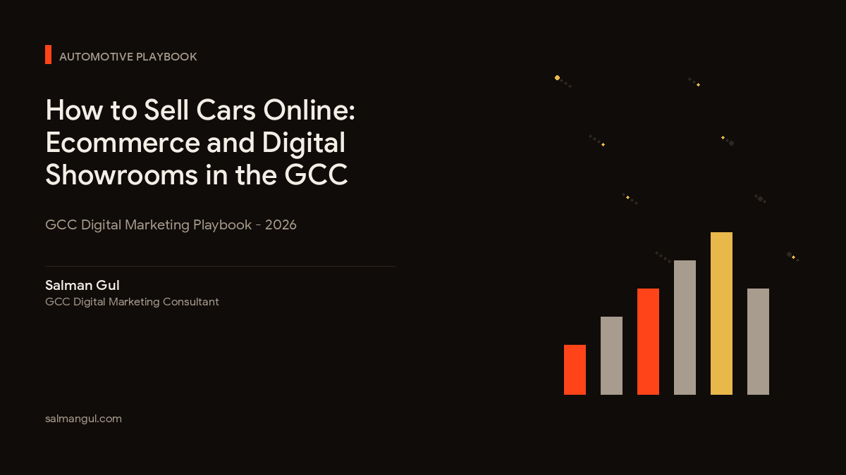 How to Sell Cars Online: Ecommerce and Digital Showrooms in the GCC (2026)