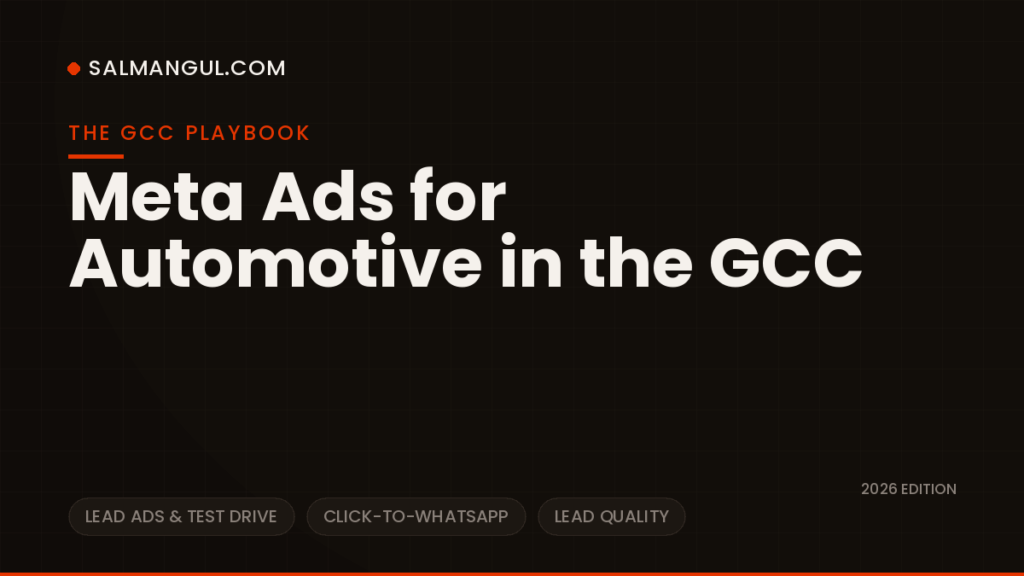 Meta ads for automotive gcc