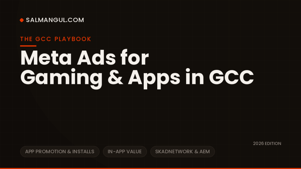 Meta ads for gaming apps gcc
