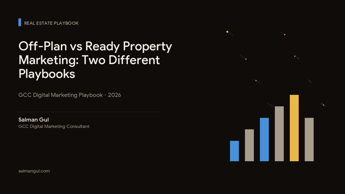 Off-Plan vs Ready Property Marketing: Two Different Playbooks