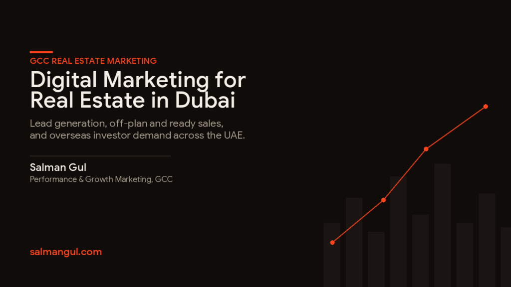 Digital marketing for real estate in Dubai and the UAE, hub cover