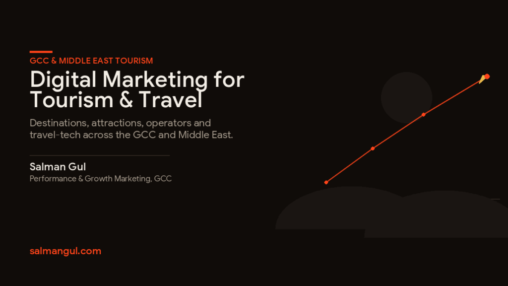 Digital marketing for tourism and travel in the GCC and Middle East, hub cover