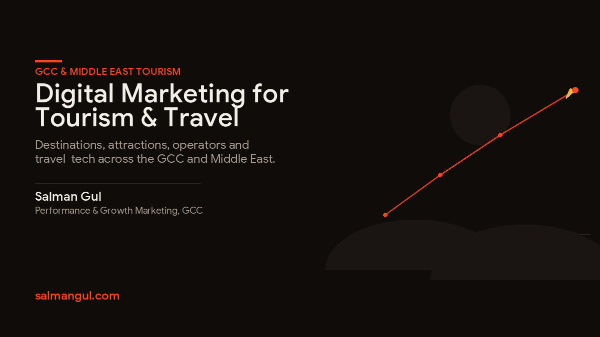 Digital marketing for tourism and travel in the GCC and Middle East, hub cover