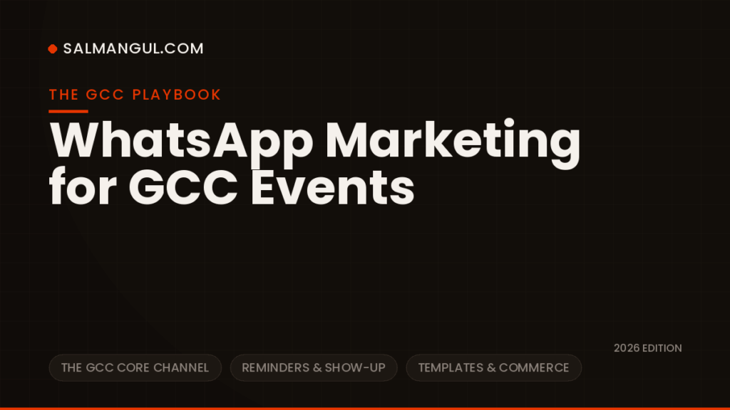 Whatsapp marketing gcc events